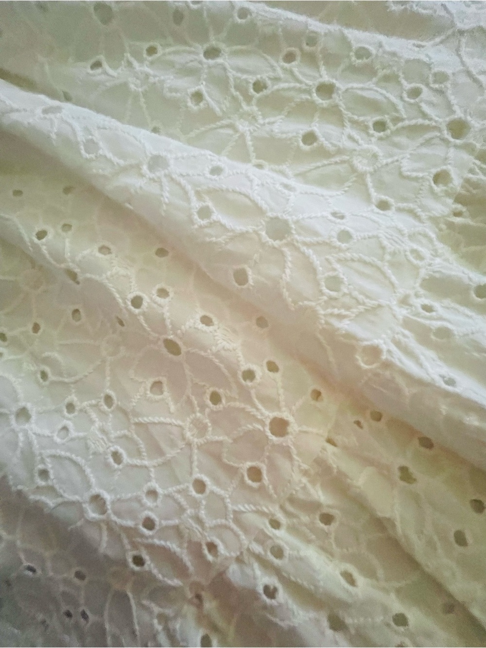 Zara White Eyelet Tiered Maxi Skirt - Picture 5 of 7